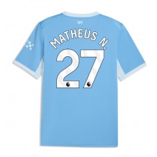 Manchester City Matheus Nunes #27 Hemmatröja 2026-27 Korta ärmar